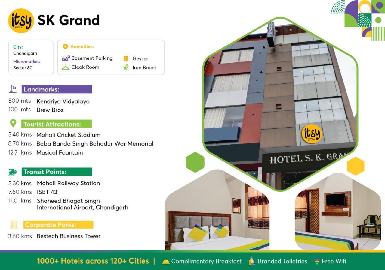 Itsy By Treebo - Sk Grand - Sector 80 Mohali Hotel Sohana Exterior foto